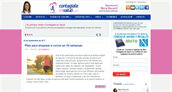 Desktop Screenshot of contagiatedesalud.com