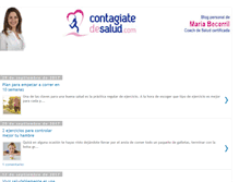 Tablet Screenshot of contagiatedesalud.com